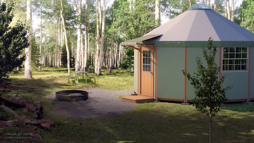 自由帐篷小屋是负担得起的和能源效率”decoding=